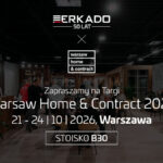 ERKADO na Warsaw Home & Contract 2026. Jubileuszowa premiera z okazji 50-lecia marki