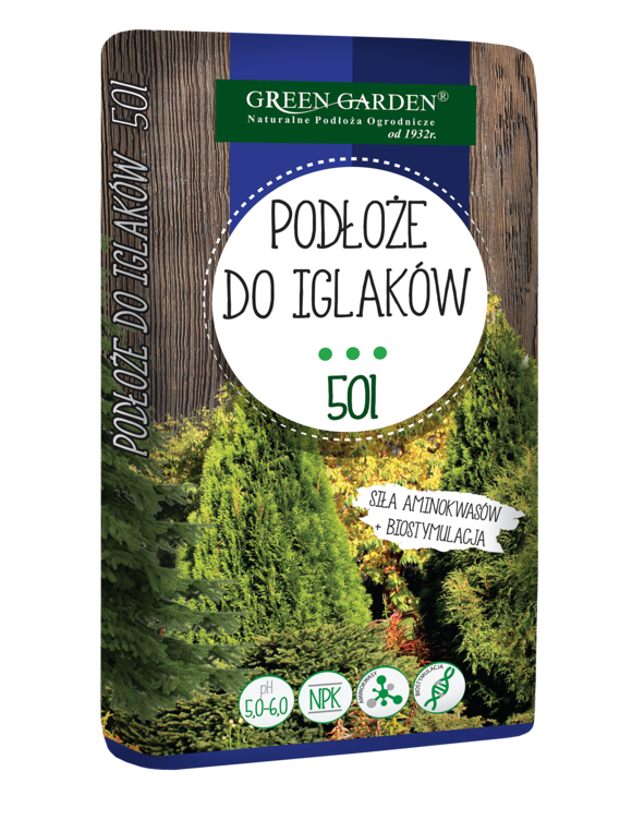 Podłoże do iglaków z biostymulacją