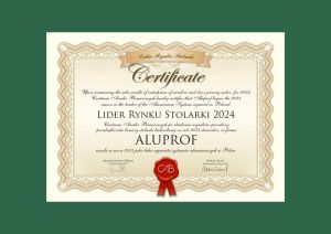 Aluprof_Liderem_Rynku_Stolarki_w segmencie_systemów_aluminiowych