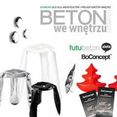 Beton we wnętrzu